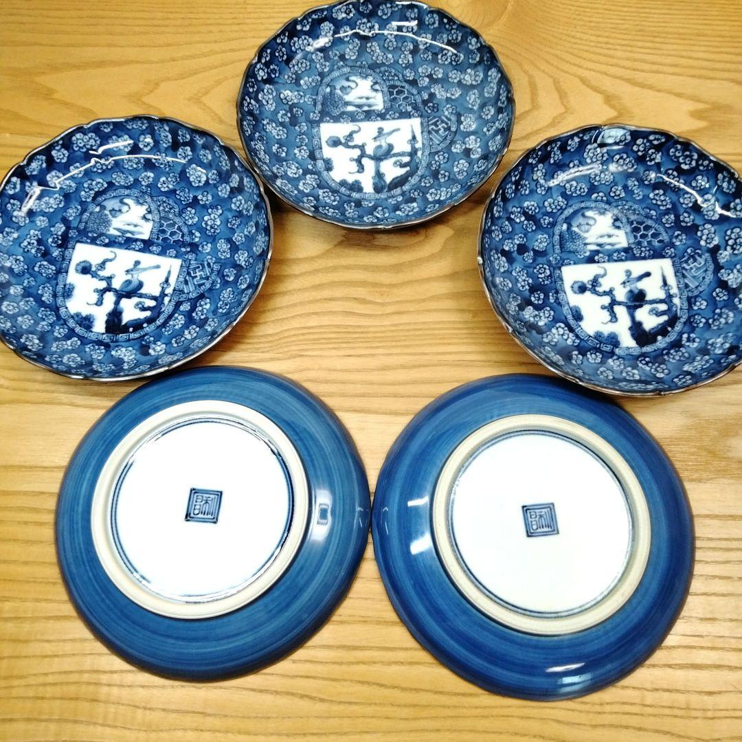 ☆ 加藤利昌 清水焼 染付中皿