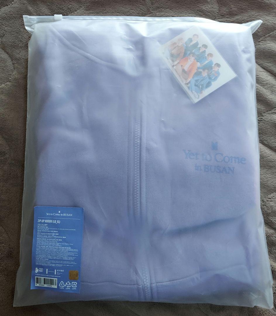 BTS フーディー　パーカー　XＬ　釜山 yet to come 未使用品