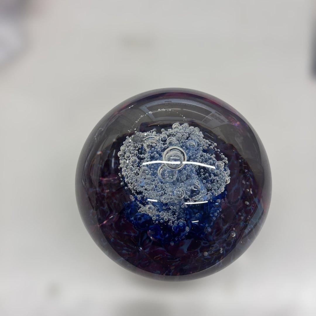 N10288 セルカーク ガラス アイスミスト ペーパーウェイト