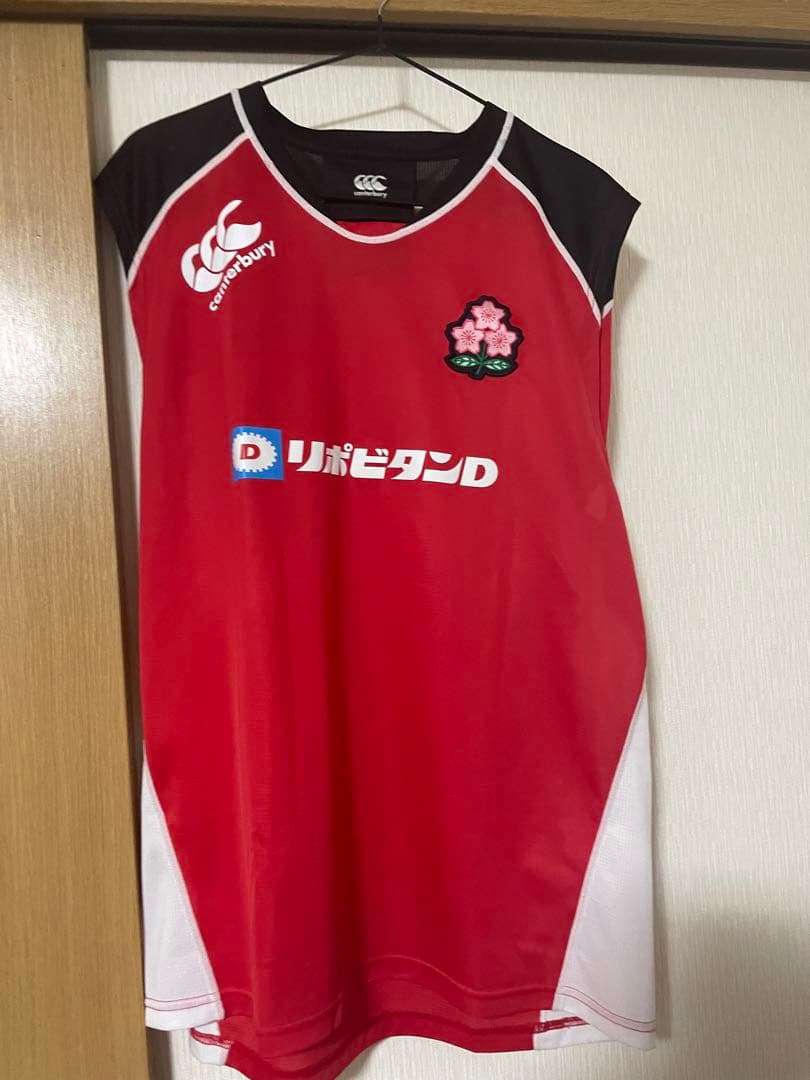 メンズ　タンクトップ　ラグビー　JAPAN TOSHIBA