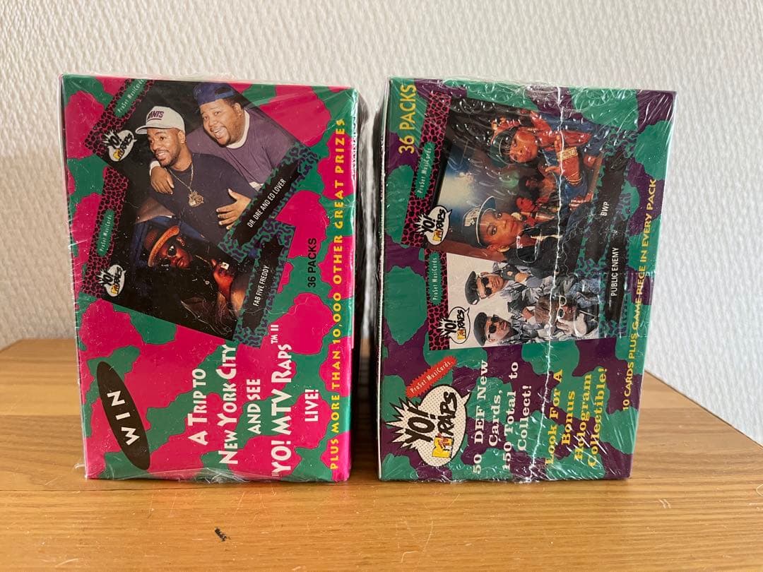 YO! MTV RAPSトレーディングカード 未開封 vol1&vol2