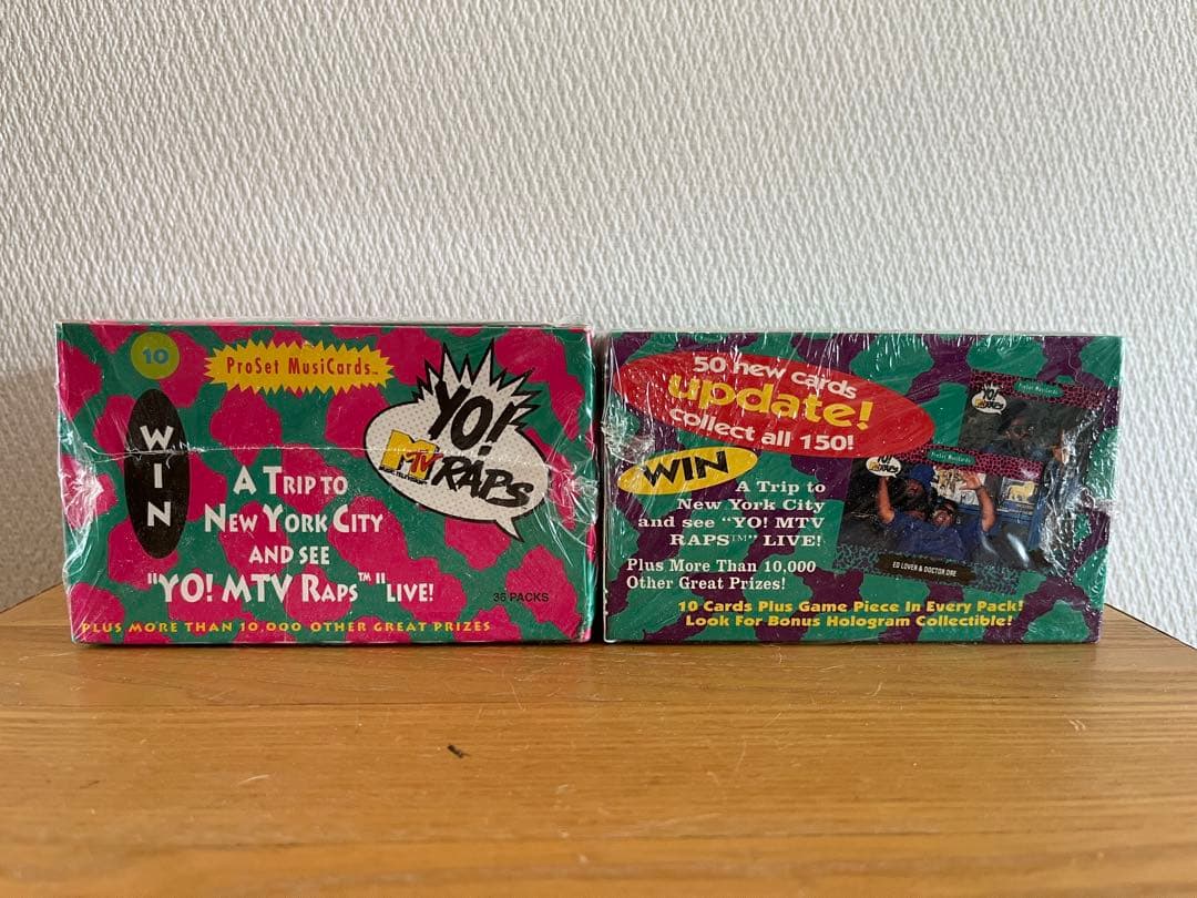YO! MTV RAPSトレーディングカード 未開封 vol1&vol2