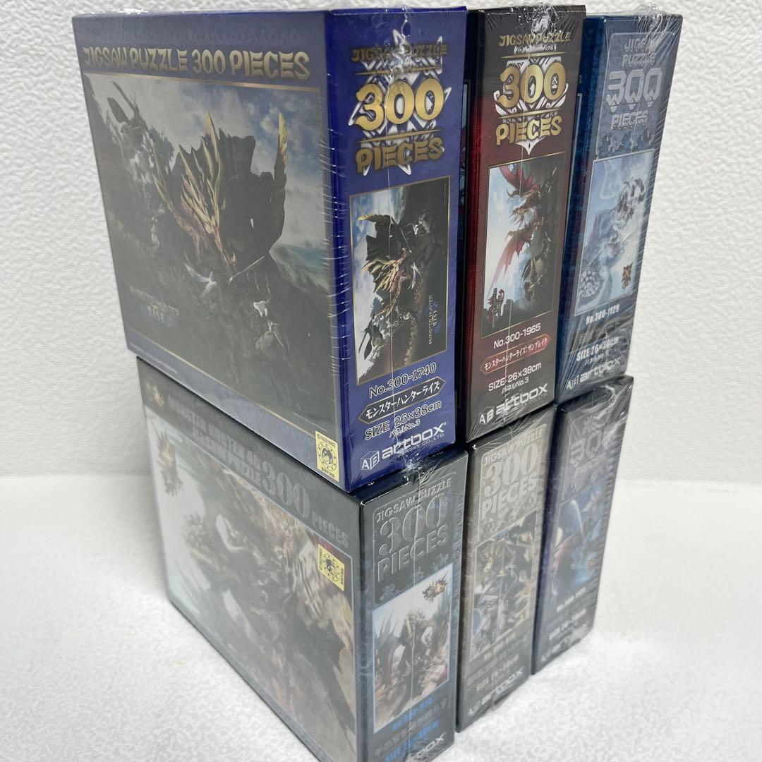 新品未開封 モンスターハンター ジグソーパズル 300P 6個セットまとめ売り