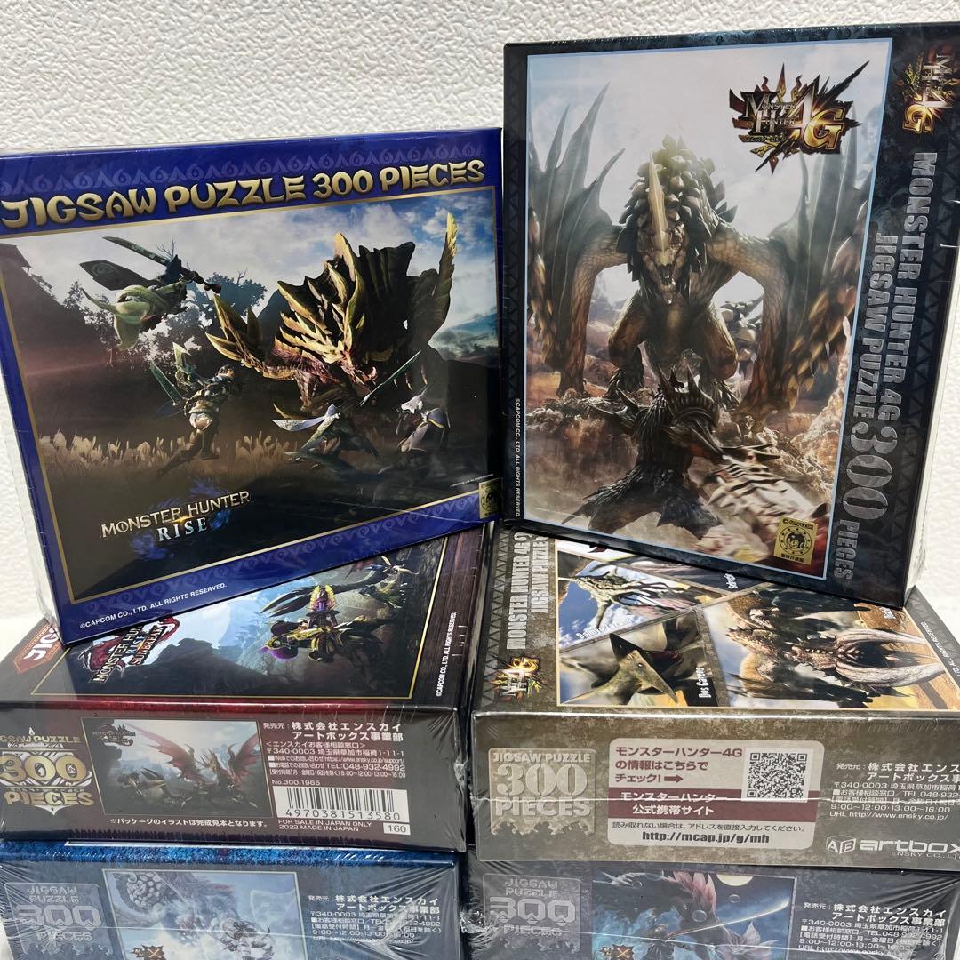 新品未開封 モンスターハンター ジグソーパズル 300P 6個セットまとめ売り