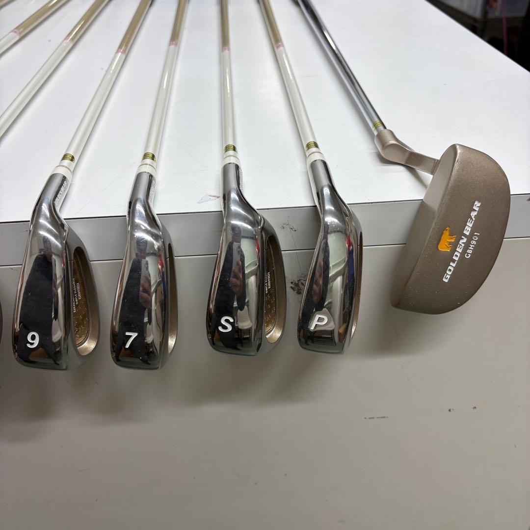 寺222 美品 GOLDEN BEAR ゴルフクラブ ハーフセット レディース