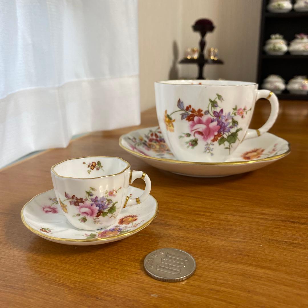 ロイヤルクラウンダービー ダービー ポジー　ミニチュア　ティーセット