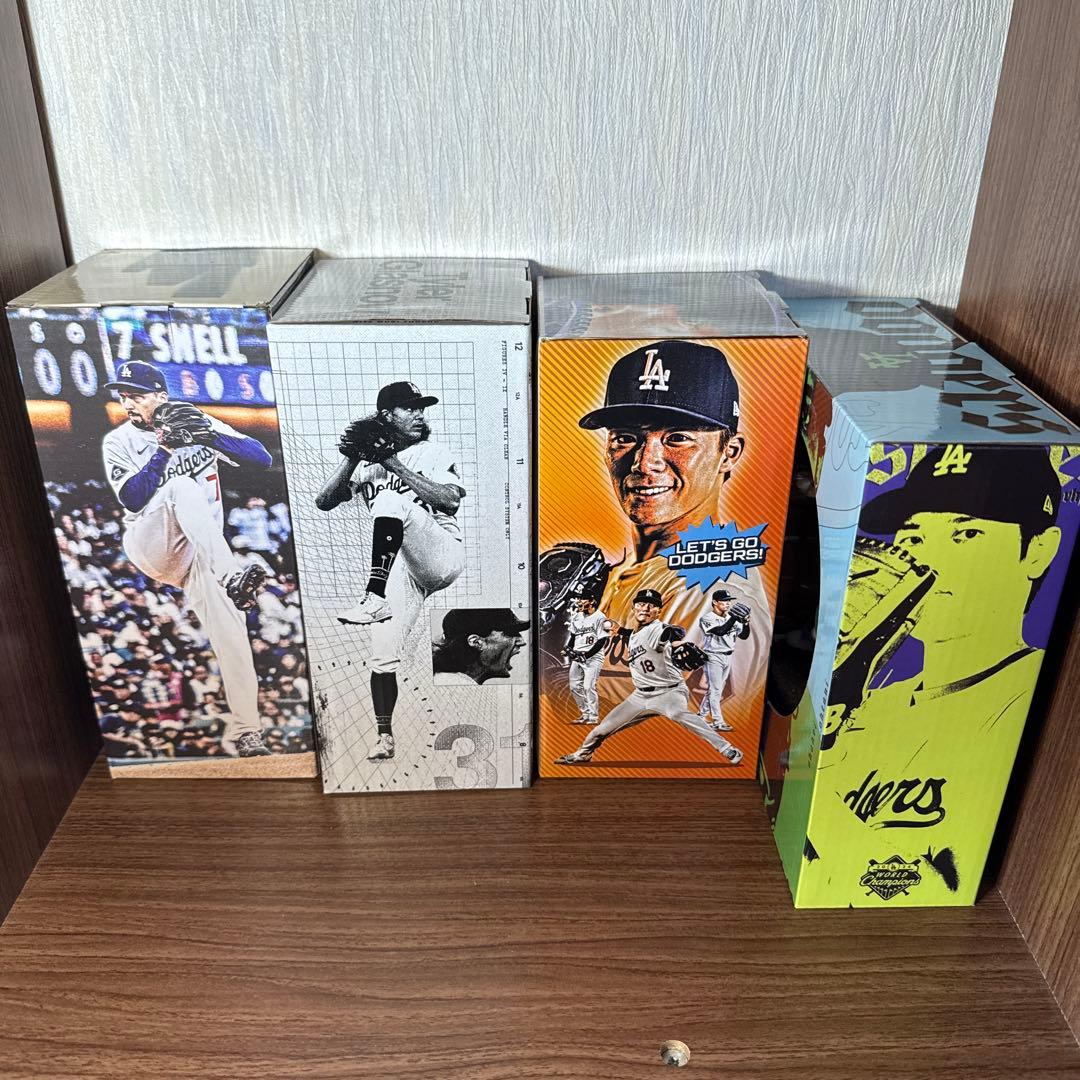 ドジャース先発BIG4ボブルヘッドセット