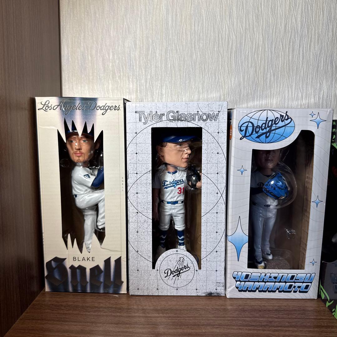 ドジャース先発BIG4ボブルヘッドセット