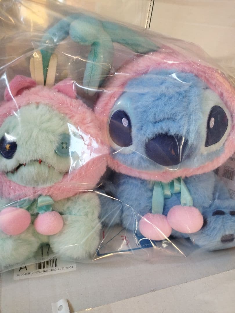 スティッチ＆スクランプ ぬいぐるみ GLOSSY FRUITS　ディズニーストア