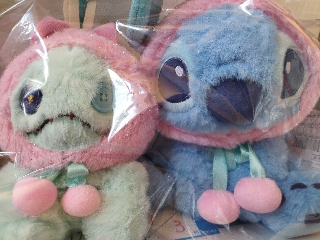 スティッチ＆スクランプ ぬいぐるみ GLOSSY FRUITS　ディズニーストア