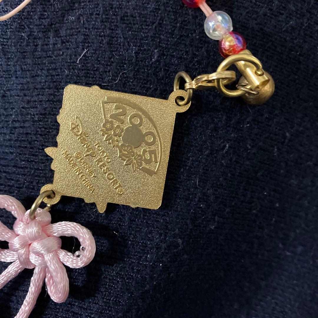 2005年 ミッキーマウス ミニーマウス　お正月ストラップ　日本和風　松竹梅