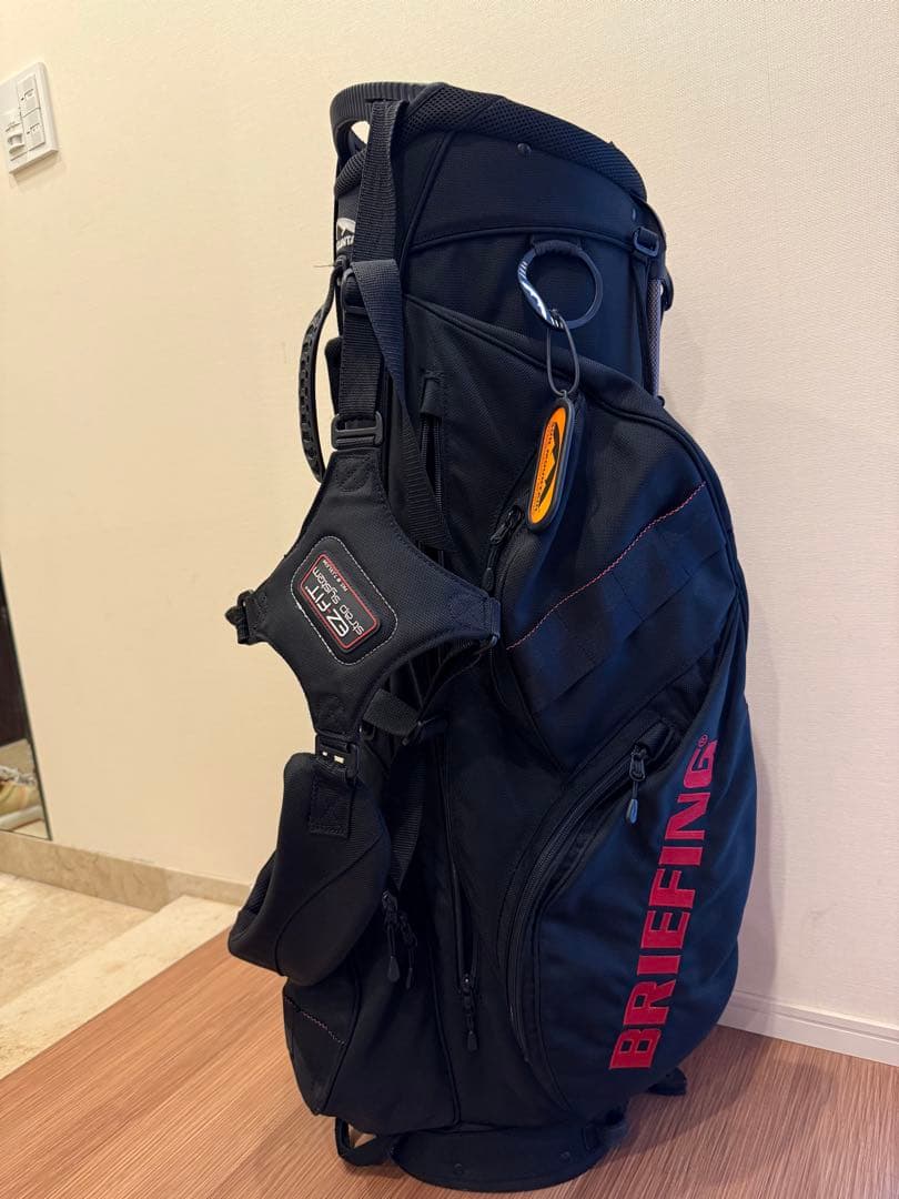 希少 BRIEFING 初期Sun Mountain製ダブルネームキャディバッグ
