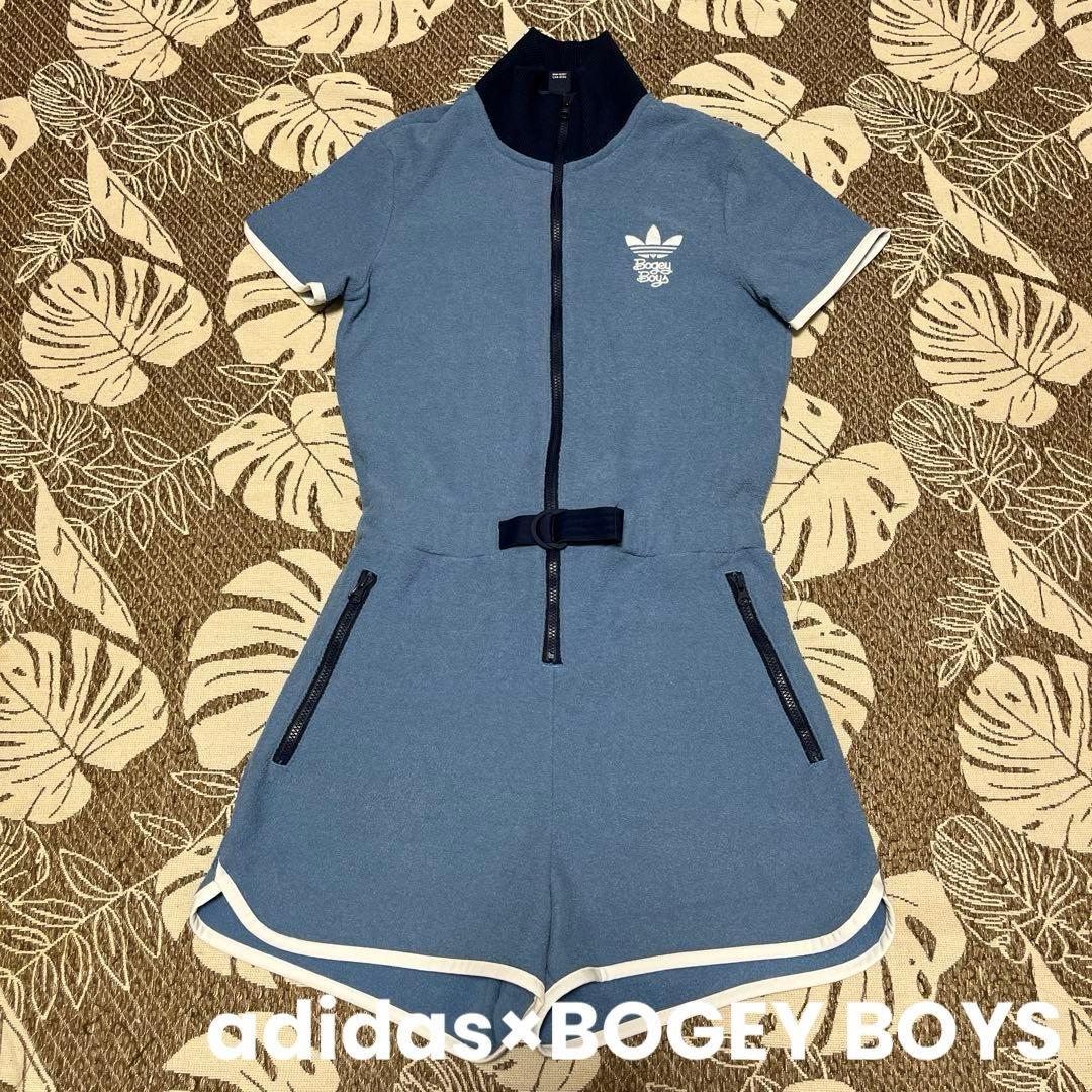 【adidas×BOGEY BOYS】パイル ロンパース ワンピース