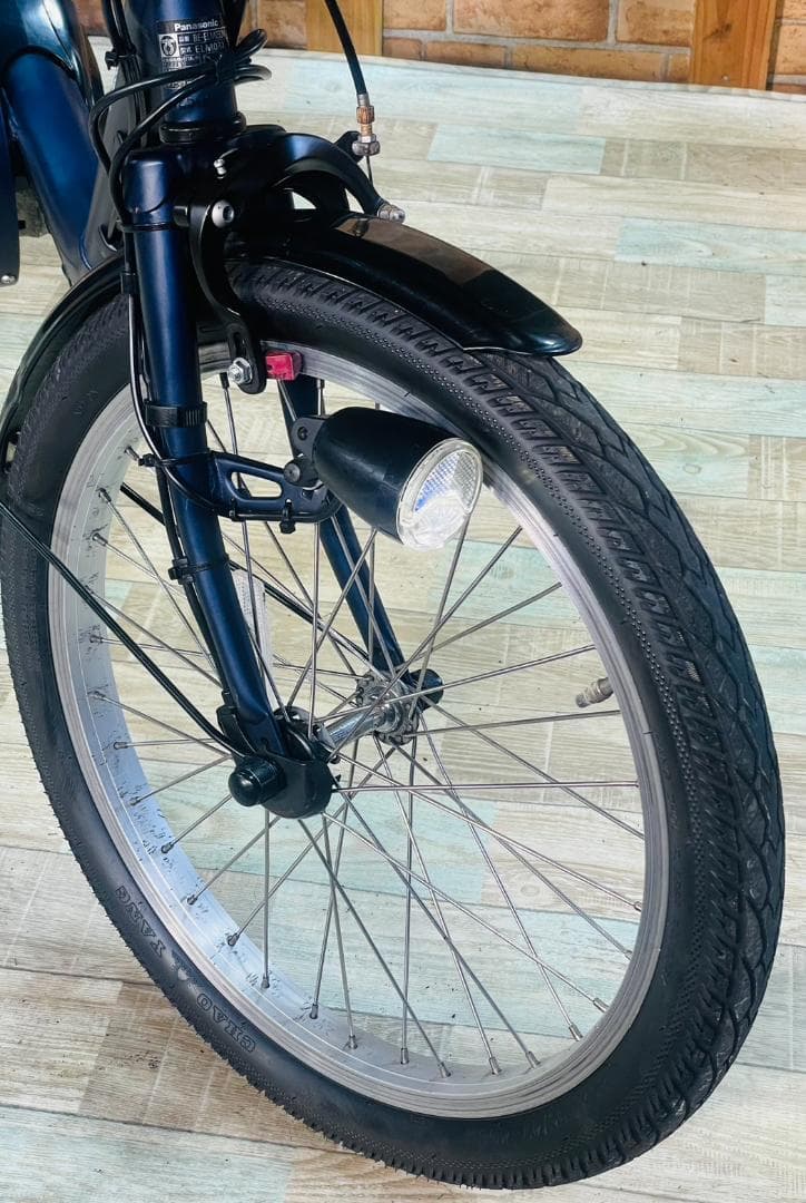 ネイビー 超大容量 パナソニック 子供乗せ電動アシスト自転車 H3327