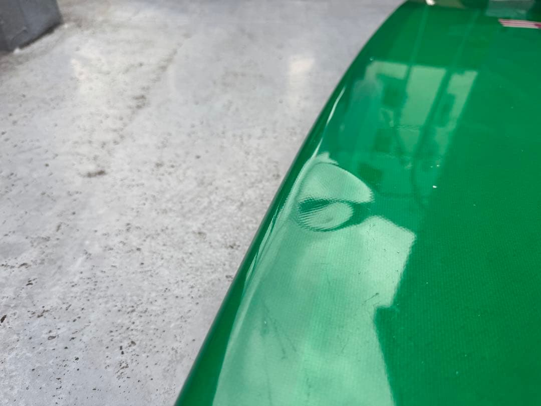 7'サーフボードミッドレングスミツサーフグリーントライフィン Mitsu サーフ