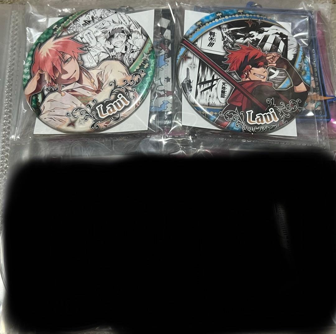 D.Gray-man Dグレ 原画展 コレクション缶バッジ ラビ　全種