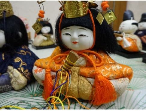 雛人形　木目込み　花雛　豆雛　まめ雛　雛人形　三月節句　時代物　骨董品
