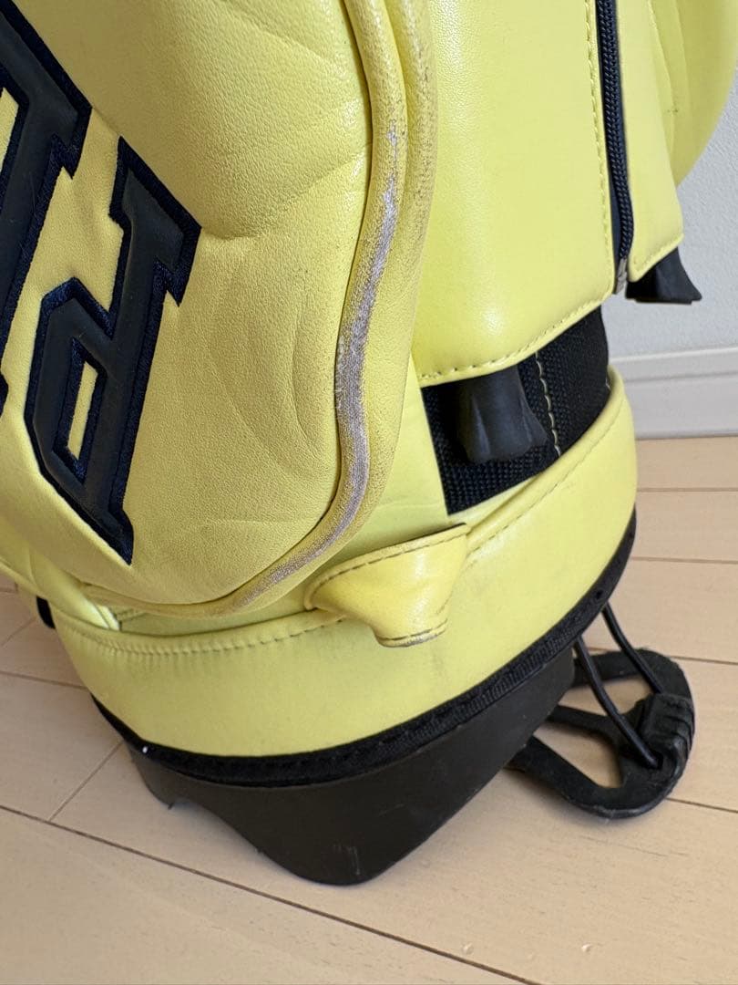 PEARLY GATES キャディバッグ イエロー