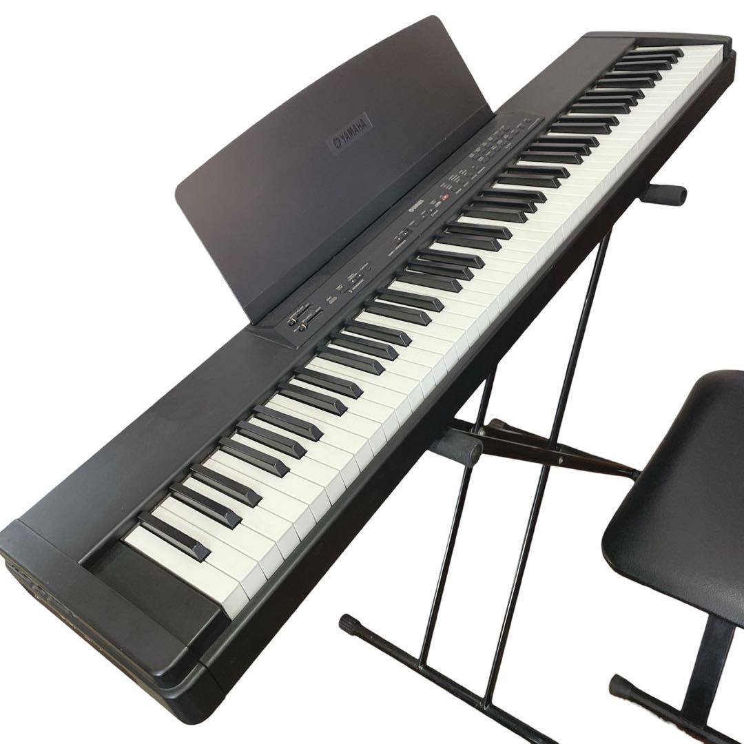 【動作確認済み】YAMAHA 電子ピアノ P-80 ペダル スタンド 椅子