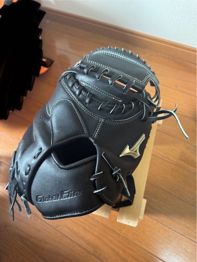 Mizuno 硬式キャッチャーミット田原さん買って1AJCH26420 黒