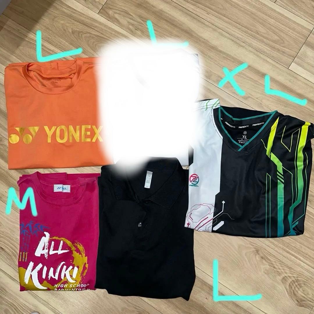 バドミントン ユニフォーム Tシャツ まとめ売り YONEX 部活 練習用