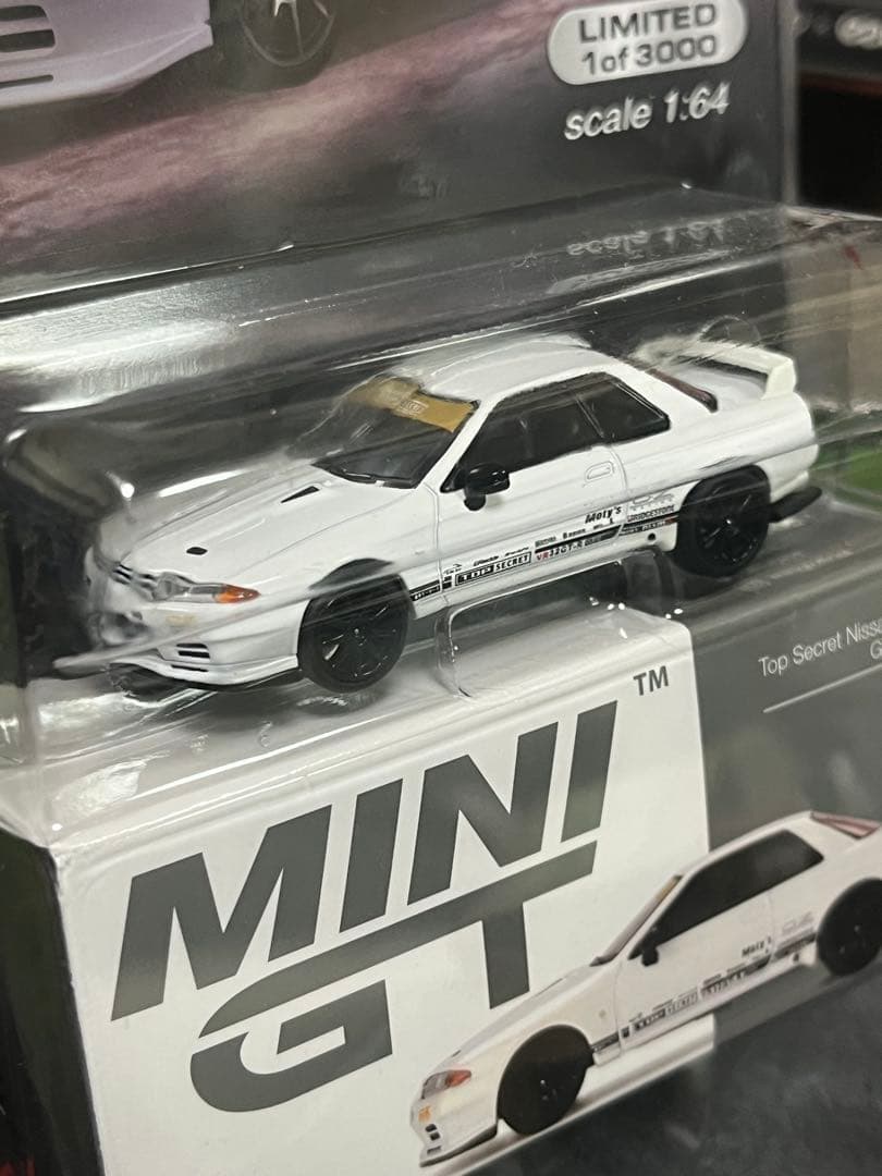 minigt 製 1/64 トップシークレット GTR VR32 ホワイト　未開