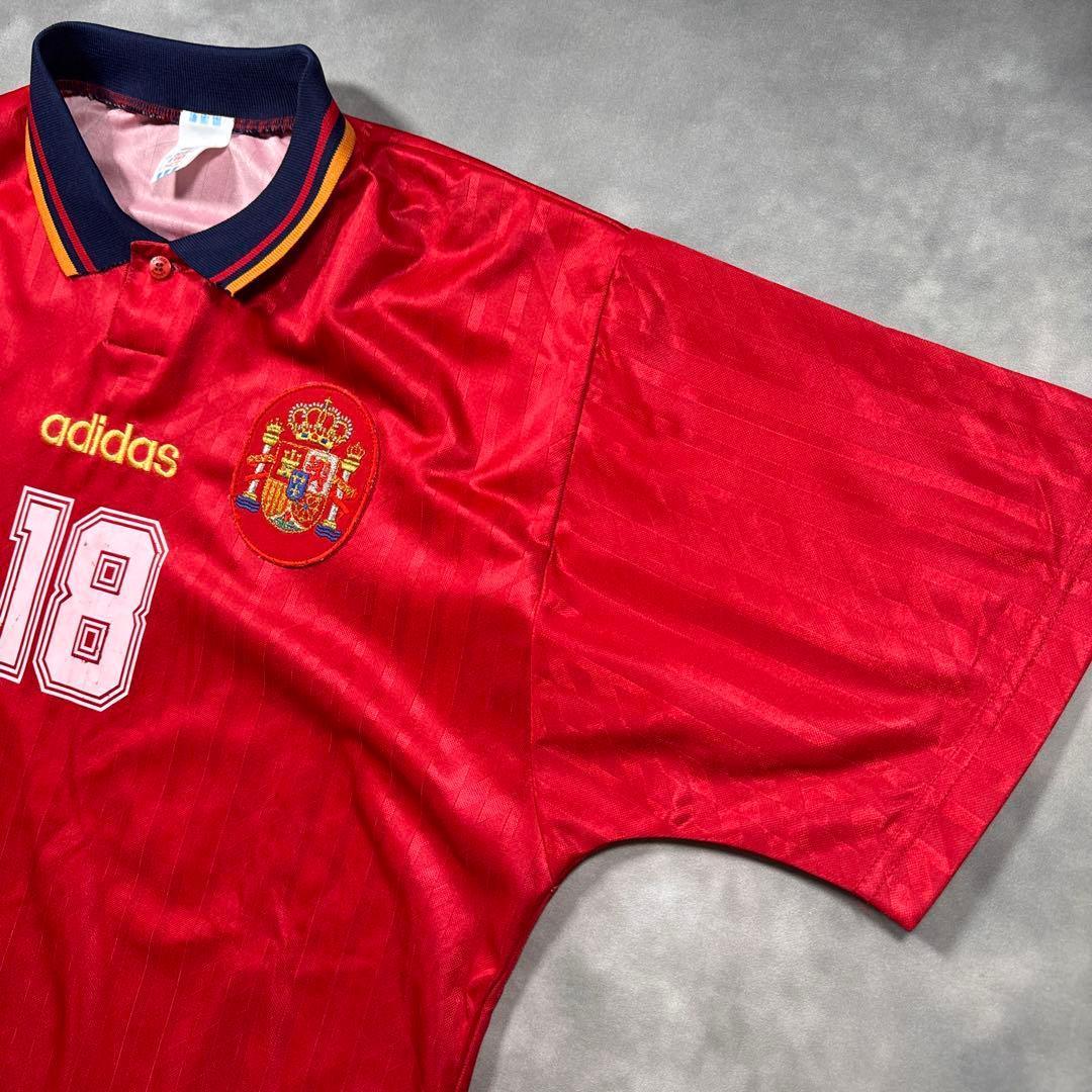 adidas古着94-96 スペイン代表　カミネロ　シティ監督グラルディオラ