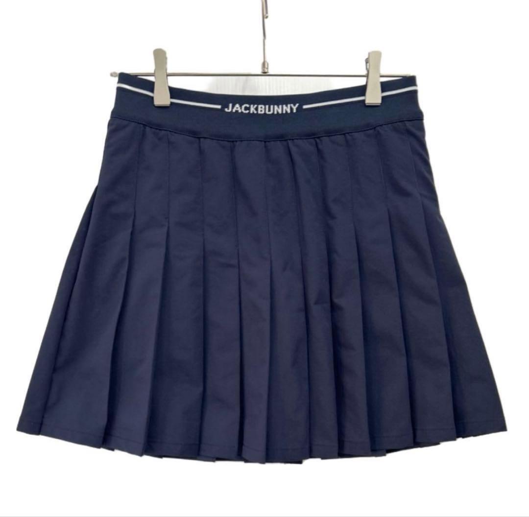 JACK BUNNY ポリエステルドビープリーツスカート