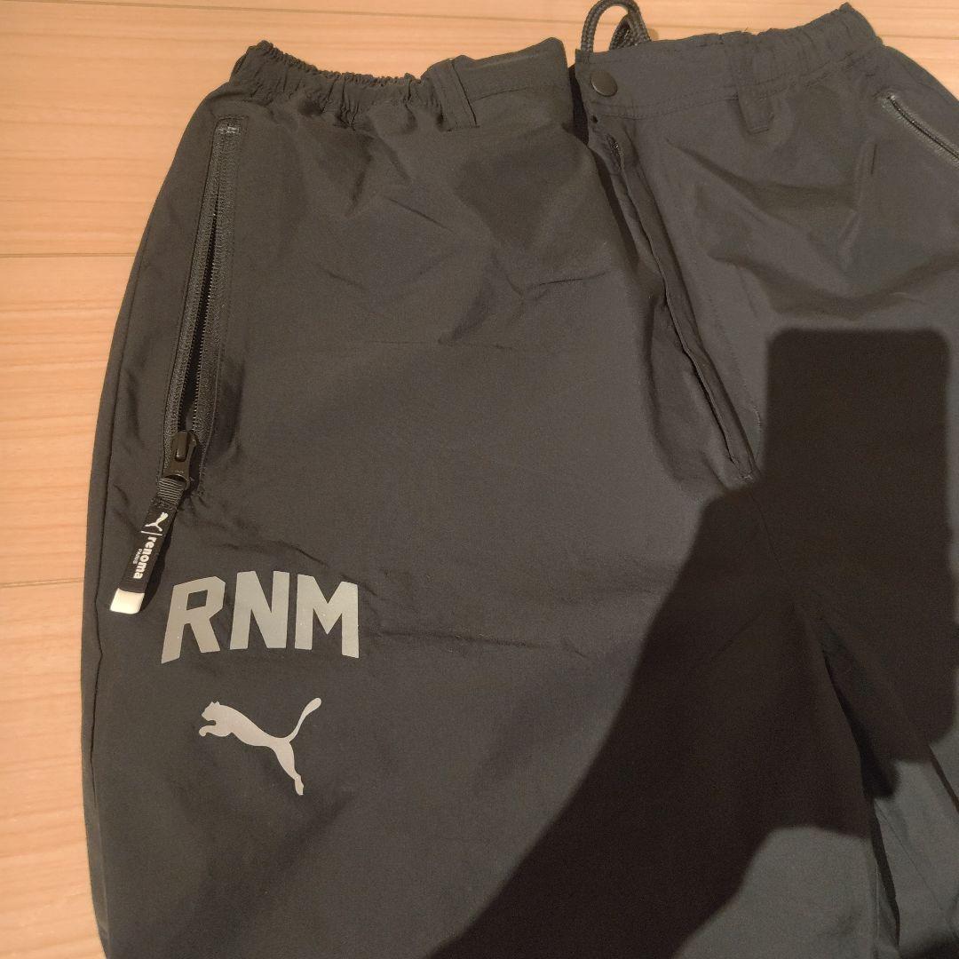 【2025 新作】Puma × renoma ブラックナイロンパンツ サイズL