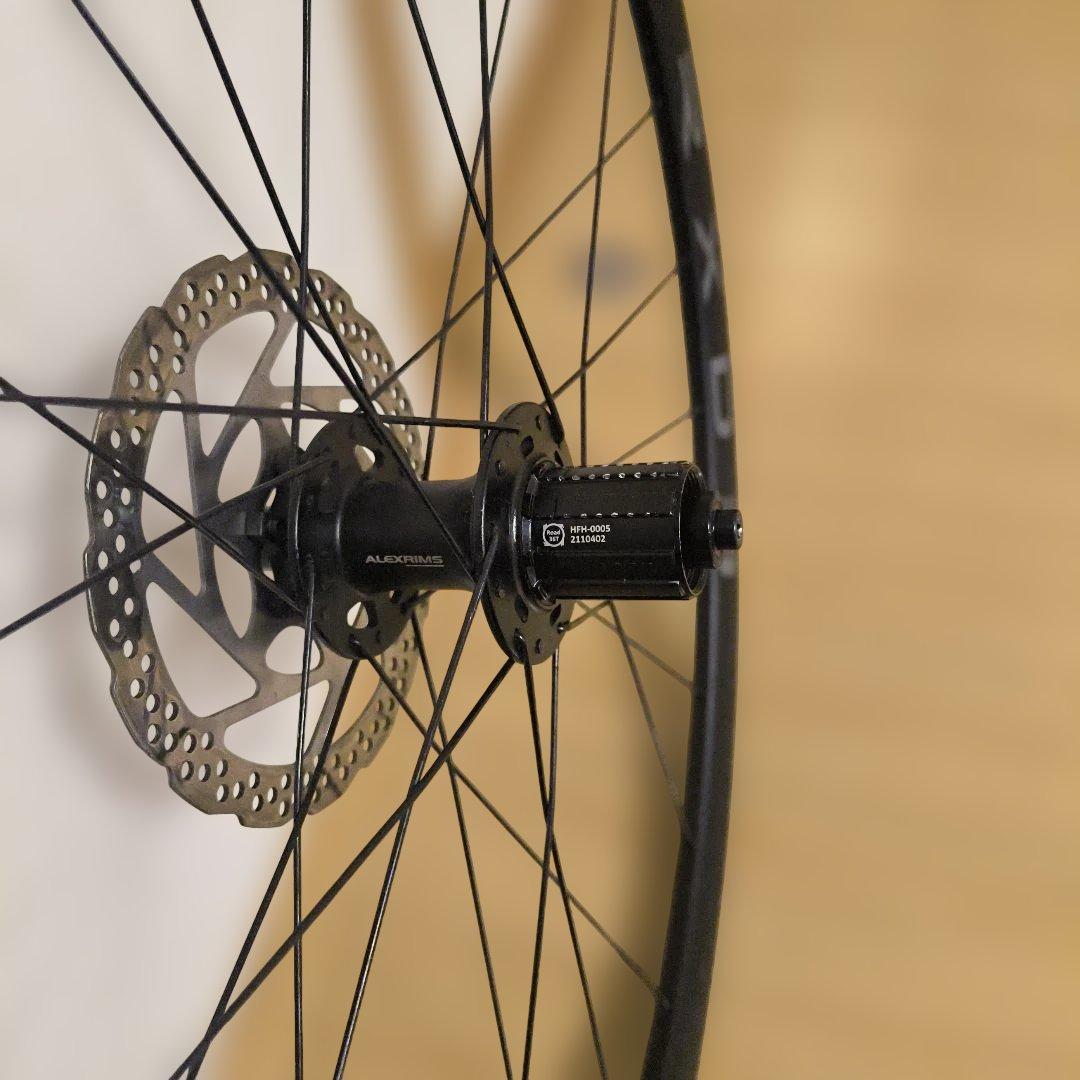 ALEXRIMS RXD3 700c 軽量ホイール ディスクローター付き