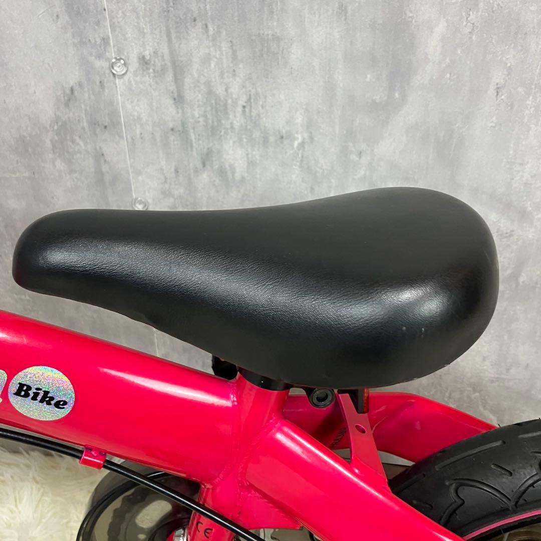 【極美品】へんしんバイク 12インチ ピンク スタンド付
