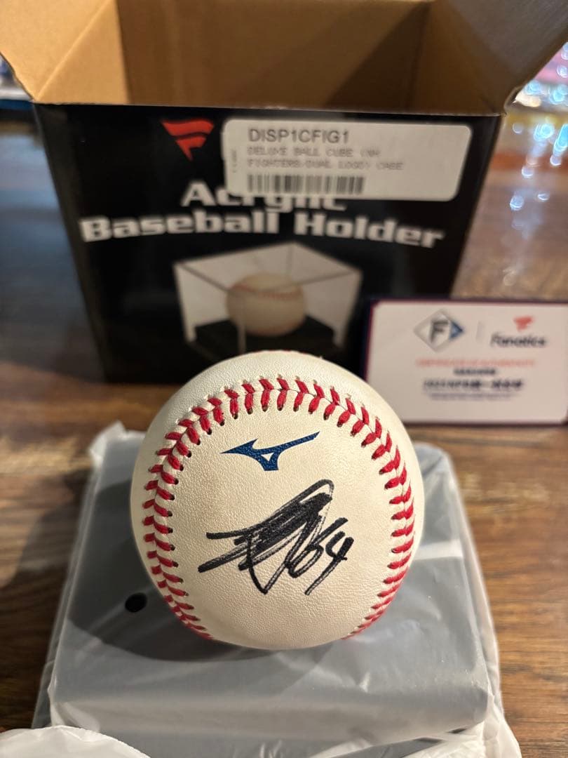 ファイターズ　サインボール　2025 NPB統一球　田宮裕涼　田中正義