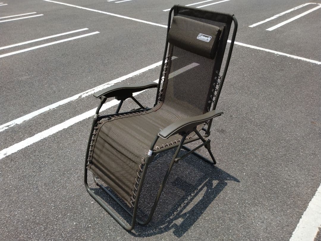 Coleman インフィニティチェア オリーブ 約120cm 美品 現状
