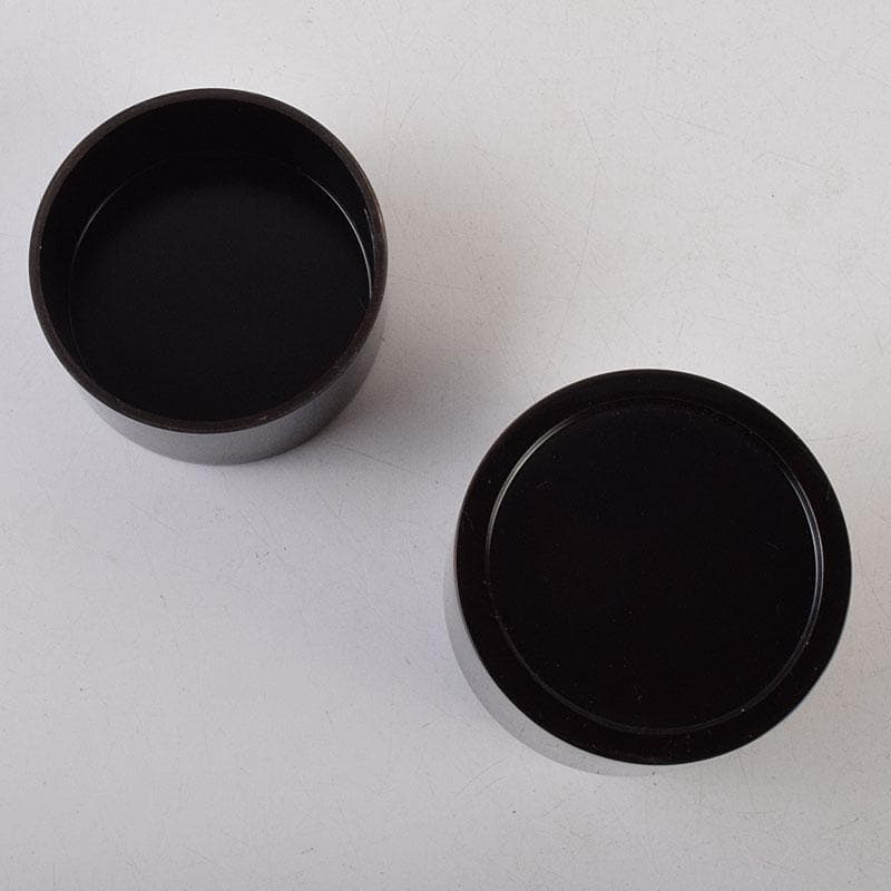 茶道具　輪島塗　中次　棗　共箱　V　9159