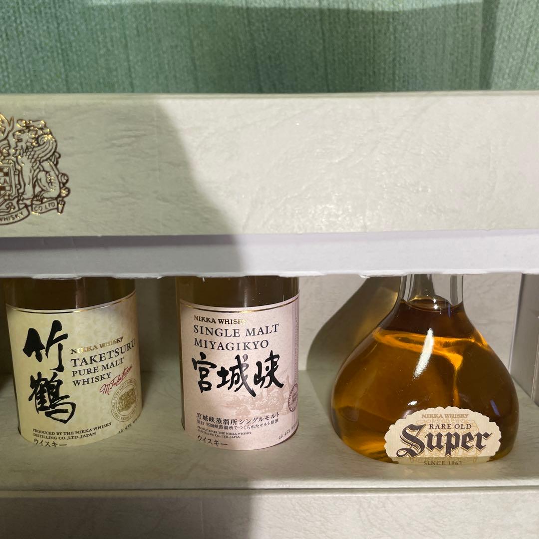 ニッカウヰスキー　ミニチュアボトルセット