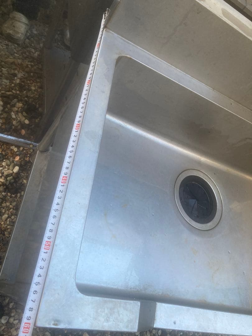 tanico業務用ステンレス製1槽式シンク 流し台 厨房 愛知県引き取り限定