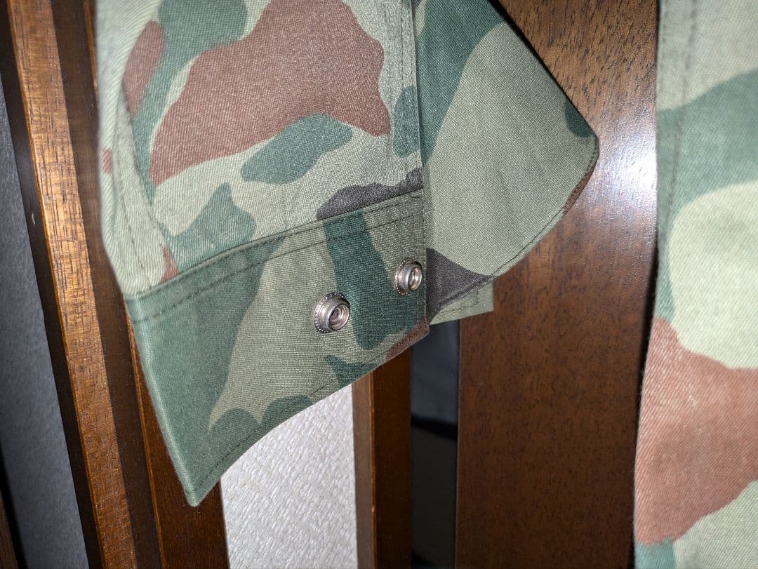 希少 空挺団仕様 熊笹迷彩上下セット サイズ表記4号