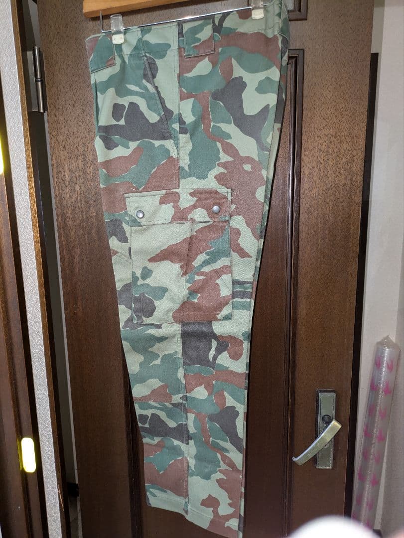 希少 空挺団仕様 熊笹迷彩上下セット サイズ表記4号