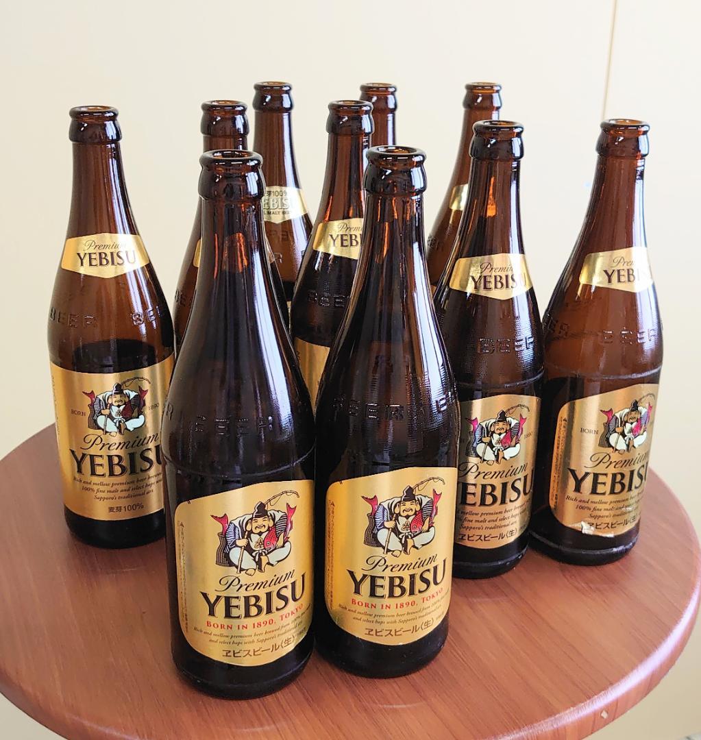 ラッキーエビス　空き瓶　１０本セット