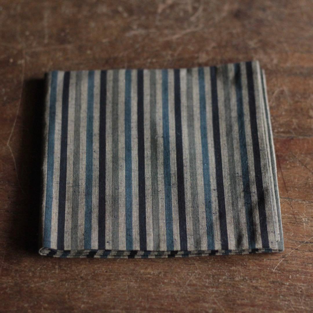 古い 縞木綿 帛紗 茶道具 古美術 古道具 アンティーク