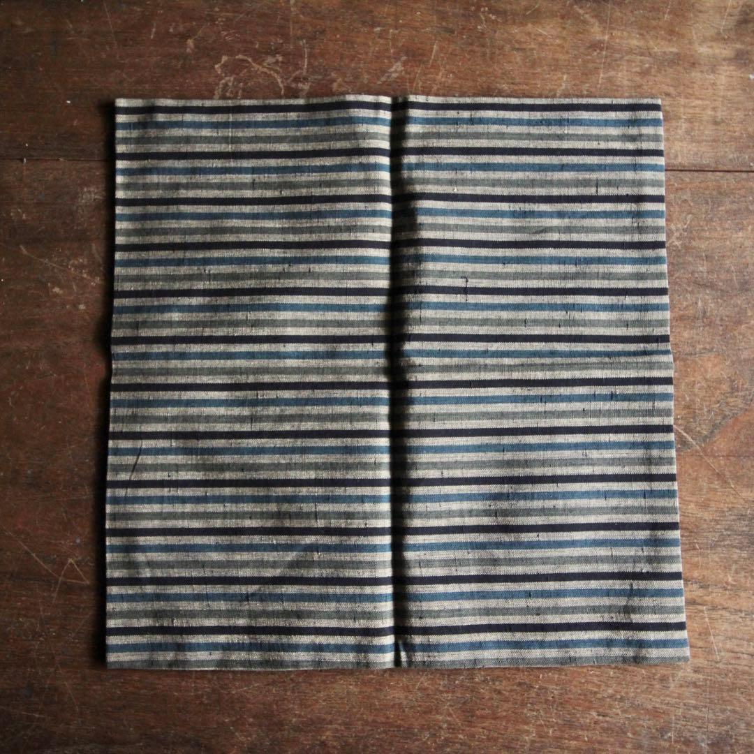 古い 縞木綿 帛紗 茶道具 古美術 古道具 アンティーク