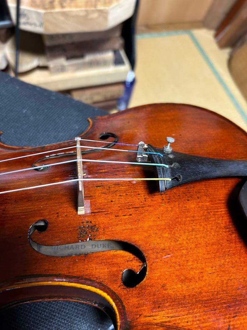 # オールドバイオリン　RICHARD DUKE 1770年
