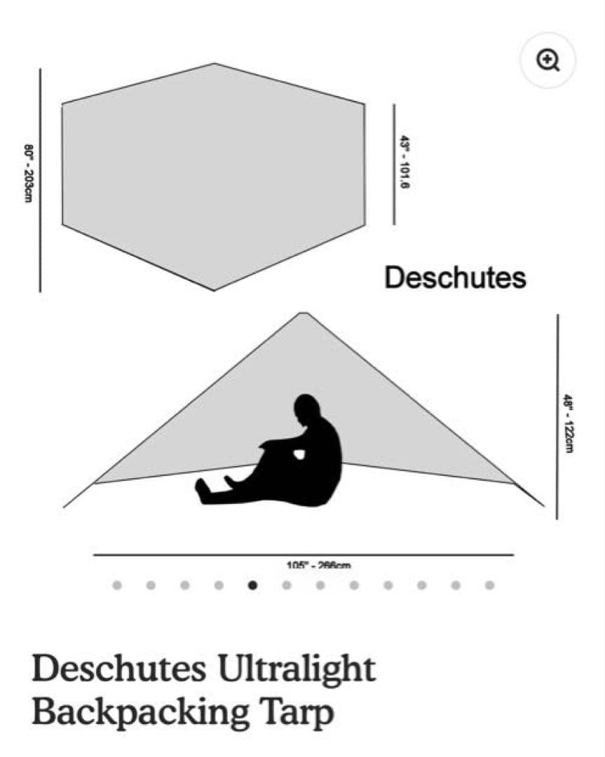 テント・タープ Deschutes Ultralight Backpacking Tarp