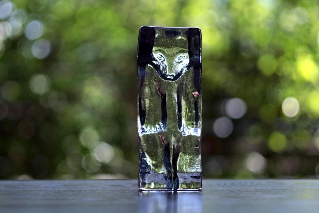 Erik Hoglund エリックホグラン ガラスオブジェ 熊 76332