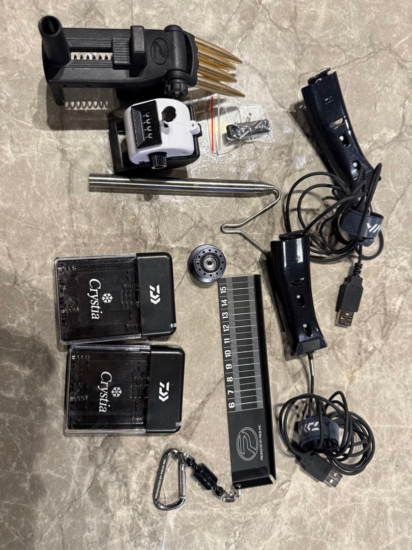 豪華　ワカサギ　セット　Daiwa Crystiaリール