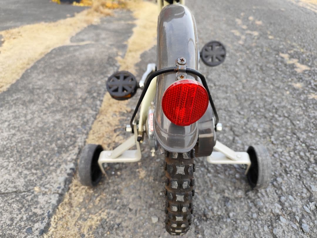 MINI 幼児用自転車 16インチ クリーム色 中古品 引き取り限定