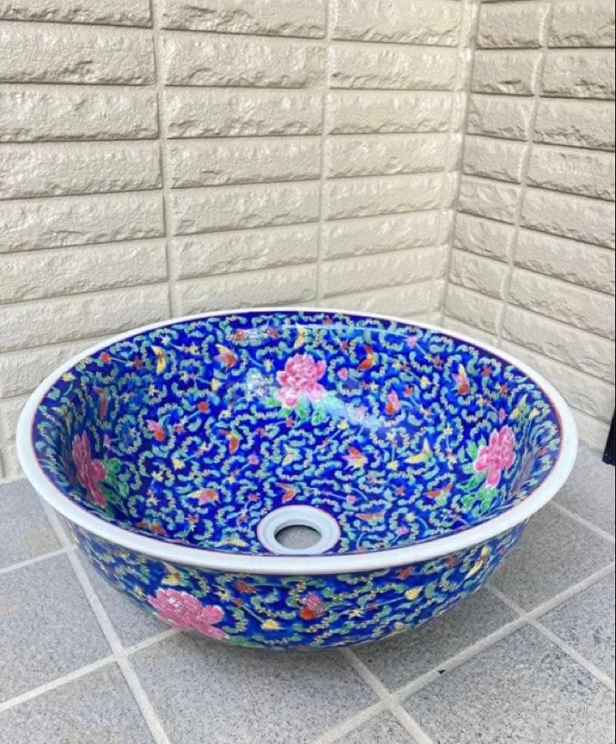 ヴィンテージレトロ 洗面皿インテリアアンティークアジアン系