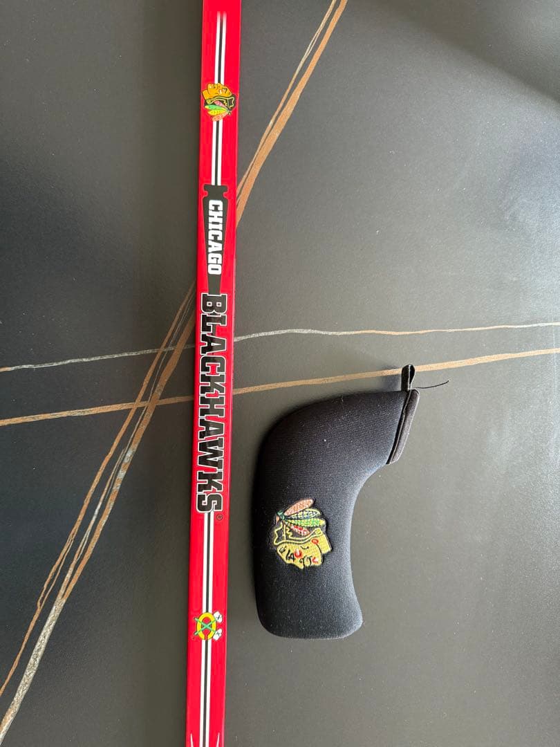 シカゴ・ブラックホークス パター(木製限定記念品)