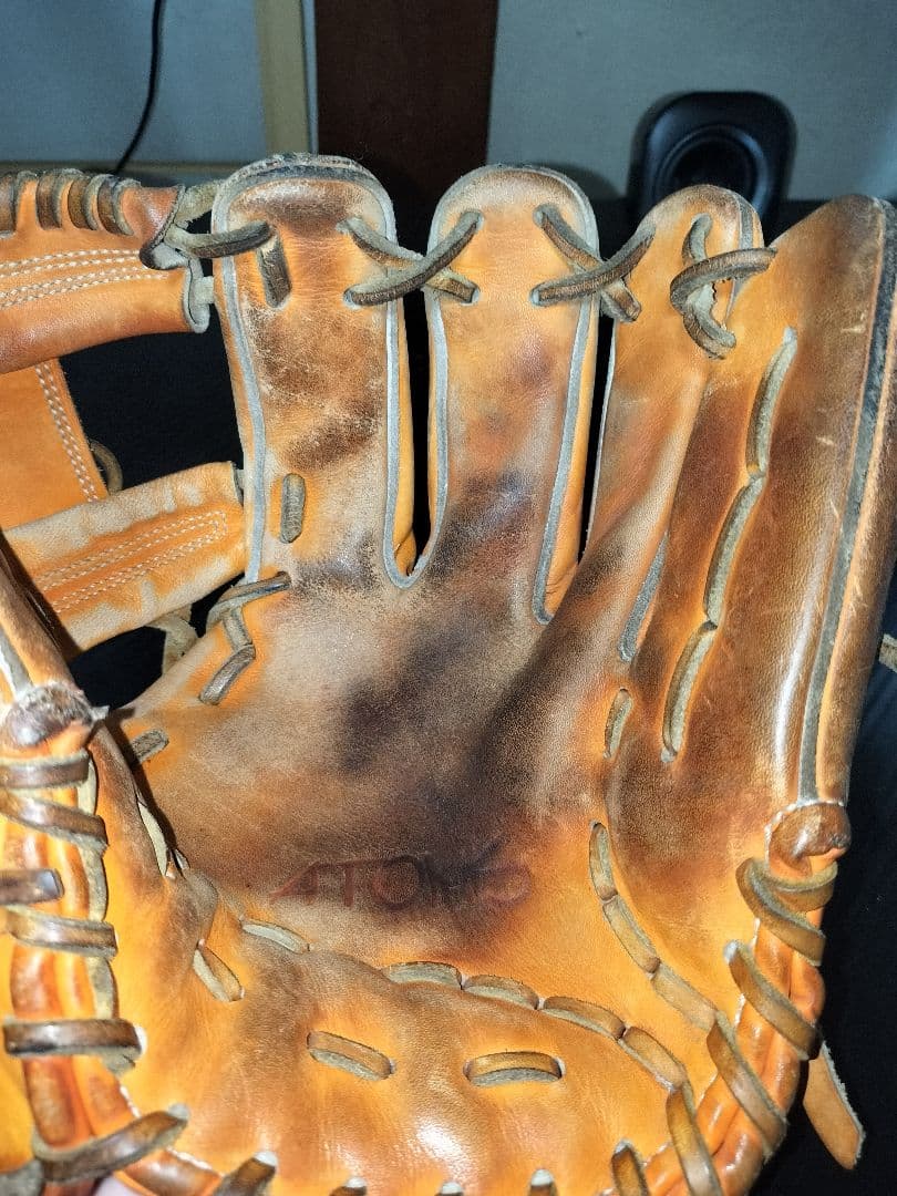 アトムズ 野球グローブ オレンジ