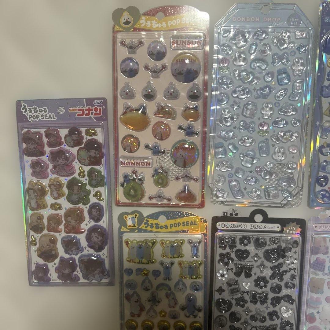 ボンボンドロップシール　プチドロップステッカー　うるちゅるポップシール